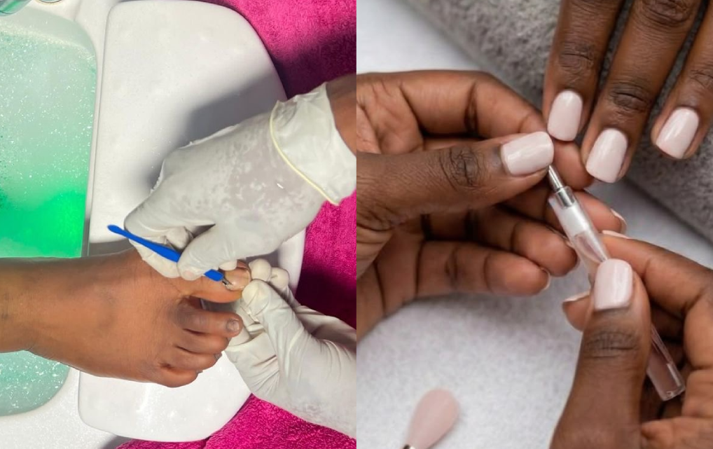 pedicure and manicure
